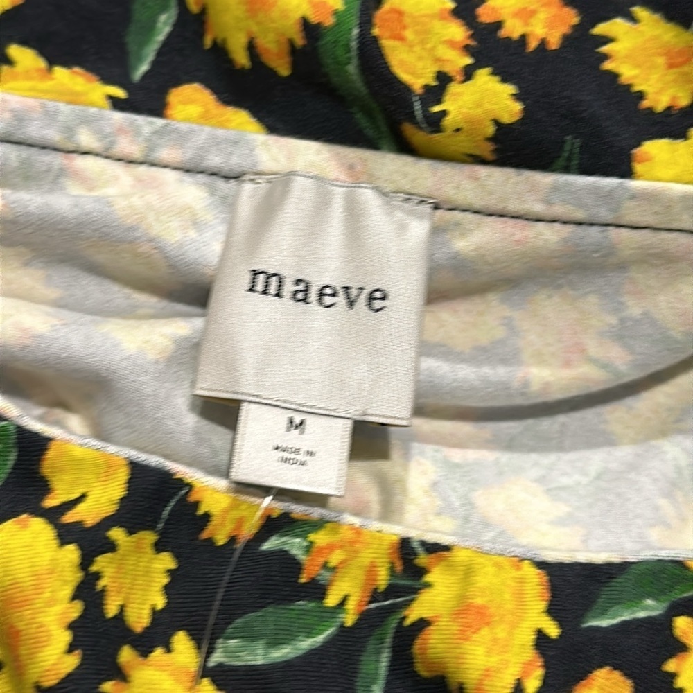 MAEVE FROM ANTHROPOLOGIE ONE SHOULDER RUFFLE TOP SIZE MED - Picture 5 of 6